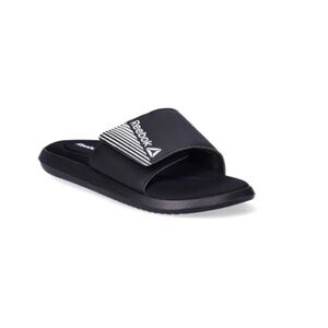 Reebok women Slides Sandals Sport Memory Foam Black Size 7/38 (2U)